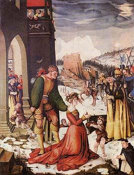 Hans Baldung Grien Beheading of St Dorothea by Baldung Germany oil painting art